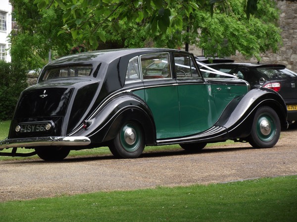 A wedding car