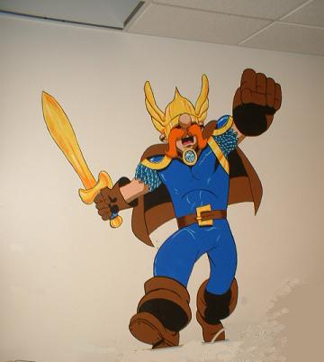 Norseman Mural