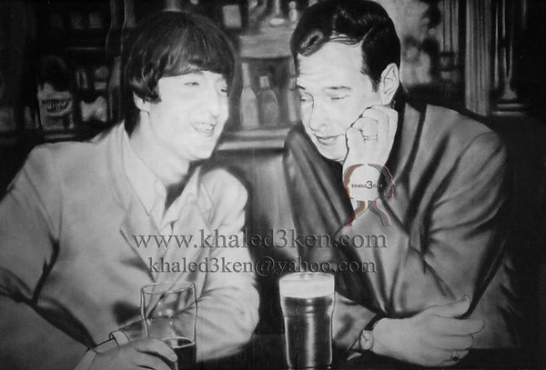 DRAWING PORTRAIT JOHN LENNON AND BEATLES LIFE STORY AND MARK DAVID CHAPMAN KHALED3KEN (27)