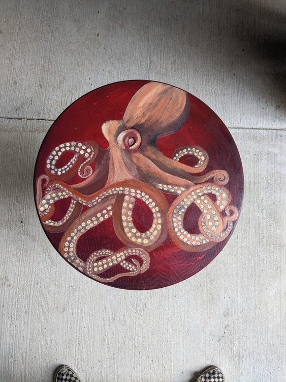 Octopus Wood Table 