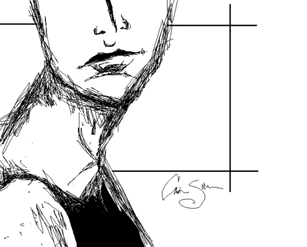 Black and white person