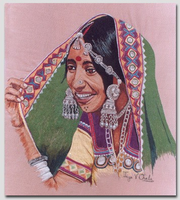 Bride from Rajasthan, India