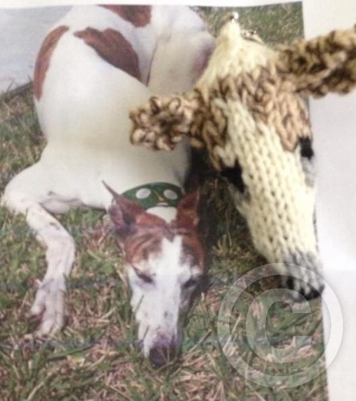 Greyhound/Whippet Key Fob