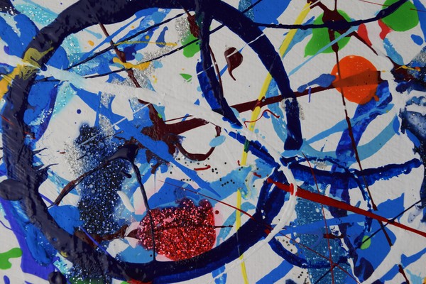 Blue Bubbles 040 Print (5)
