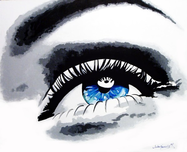 Frosty Blue Eye