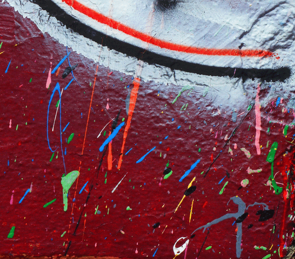 Paint splattered wall #2