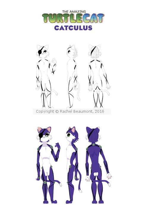 Catculus Character Turnaround