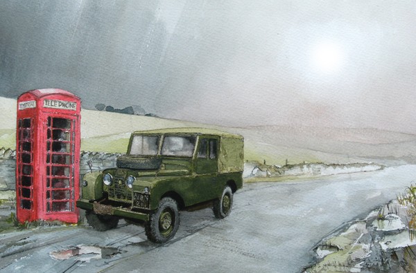 Series 1 Landrover and K6 phone box