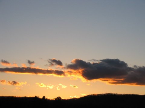 Sunset in the Mountains