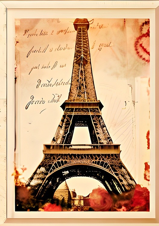 Vintage eiffel tower
