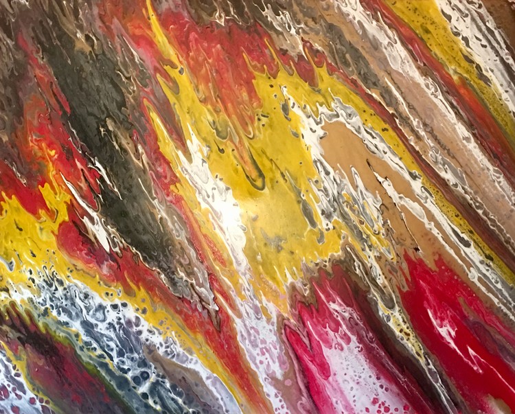 Abstract Fall Leaves