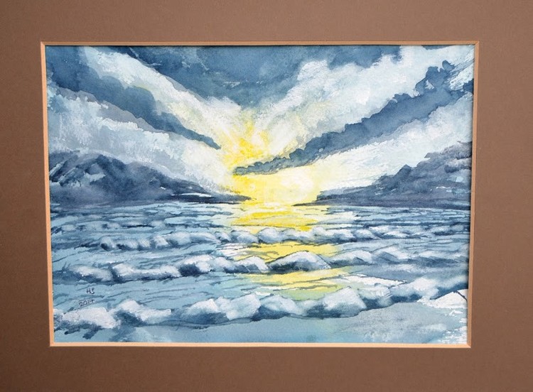 sea at sunset