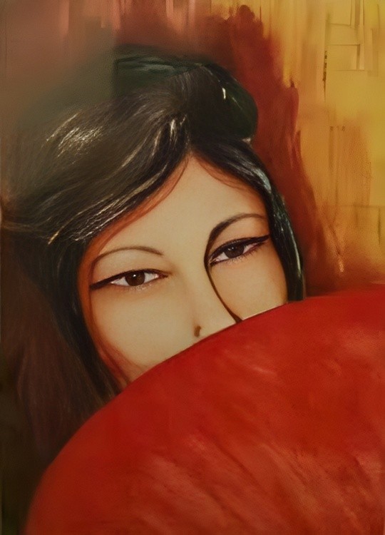 GEISHA WITH UMBRELLA