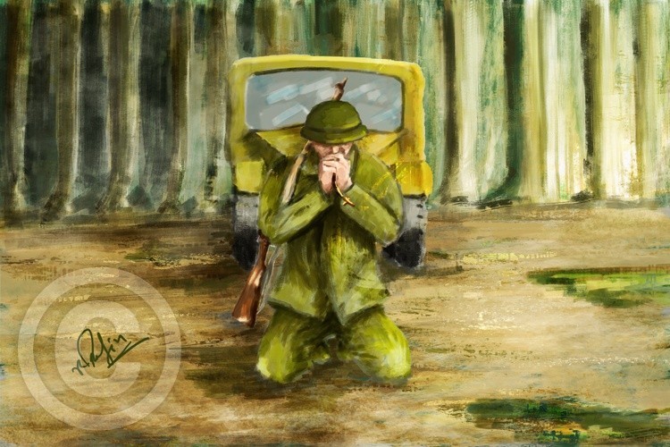 Praying Soldier