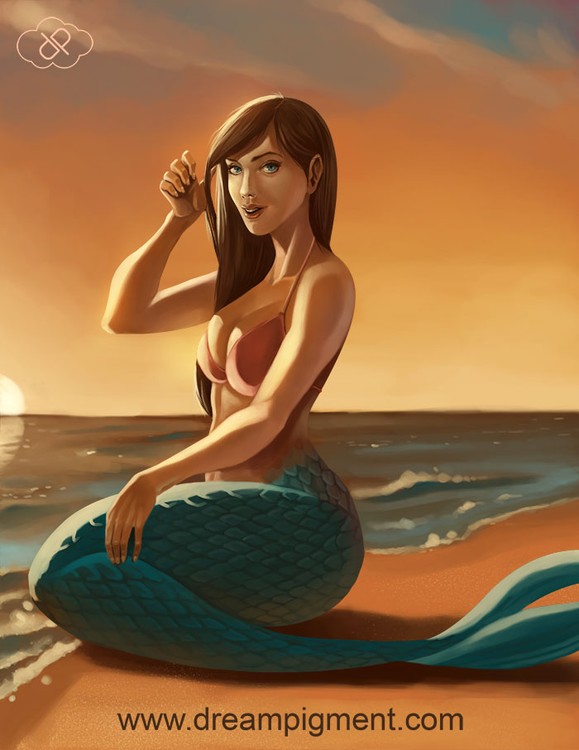 Mermaid on the Beach