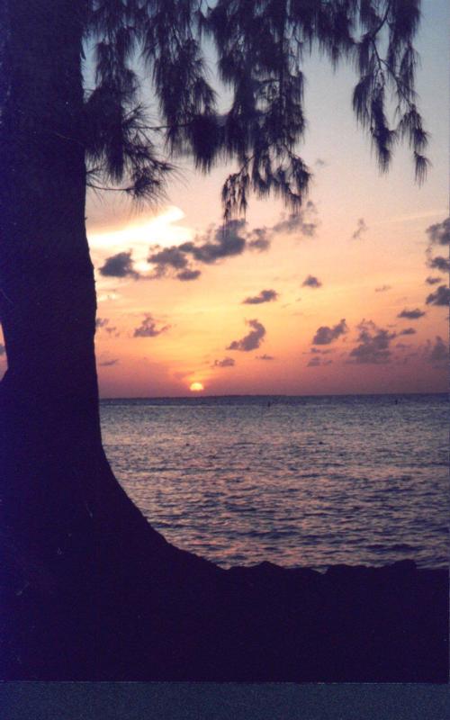 Sunset at Rum Point