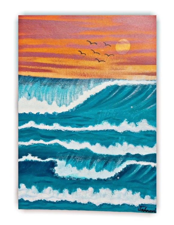 Sunset and the beach