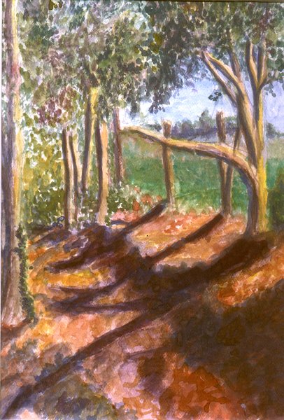 west fence line