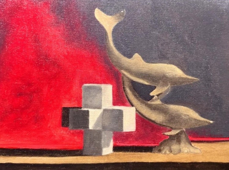 DOLPHINS AND CROSS