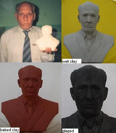 portait sculpture
