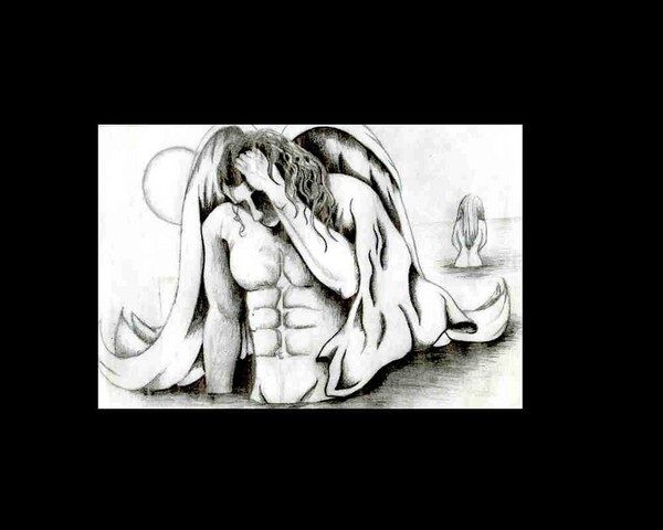 angel in water