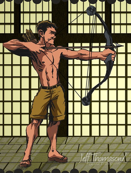 Study: Student with a Bow