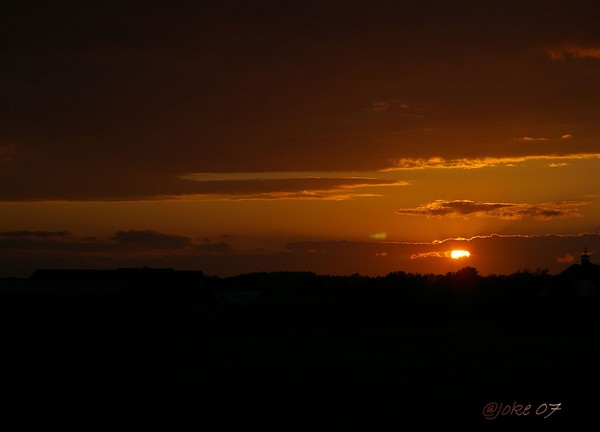 Sunset in Holland