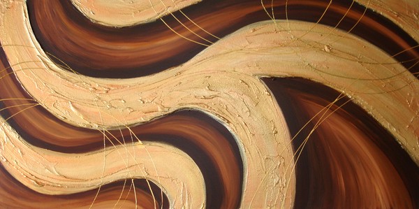 Flowing chocolate