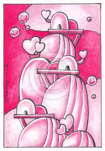 shades of pink