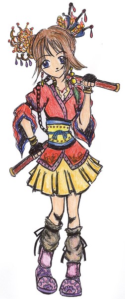 Nunchaku girl