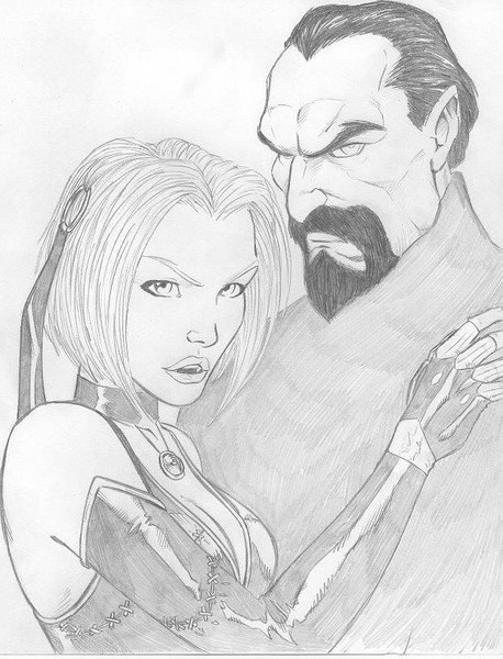 Bloodrayne and Dracula