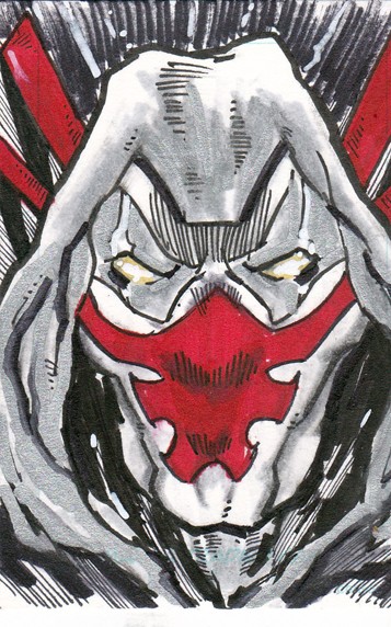 sketch card Azrael