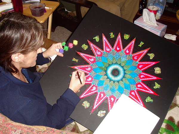 Working on a new piece