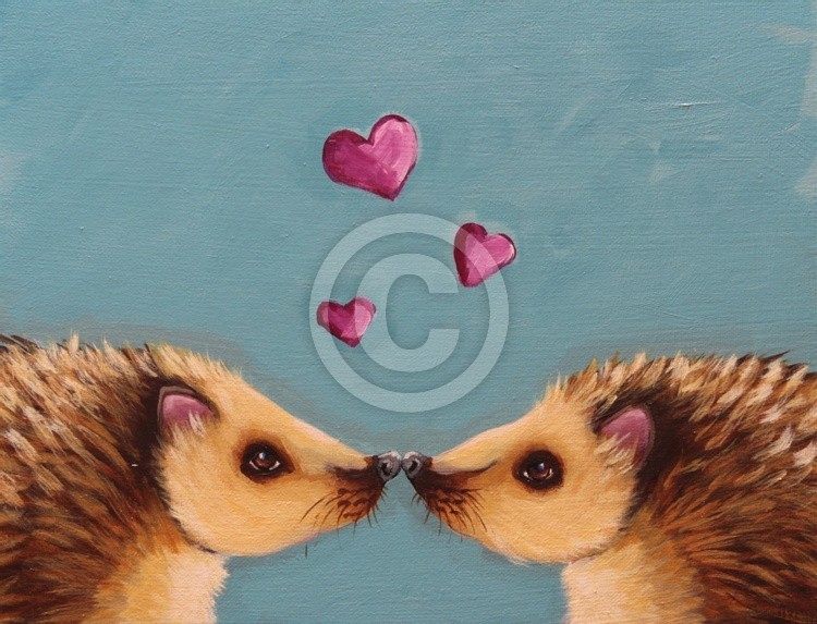 Hedgehog couple