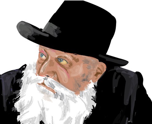 The Rebbe/Digital Painting/2011