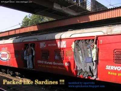Packed Like Sardines !!
