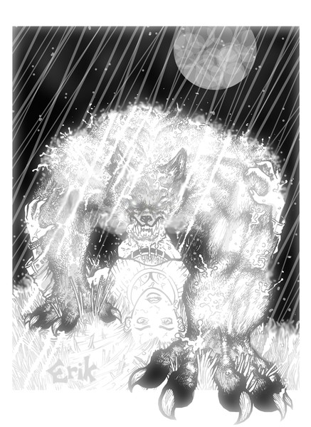 Werewolf vs Sabrina Voght by Erik Williams
