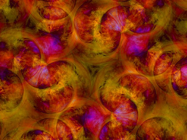 Orange Pink Circles