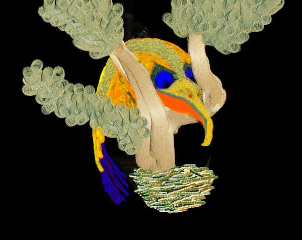 Big Bird In Little Tree