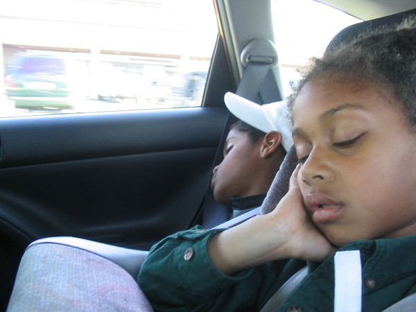 Asleep...finally