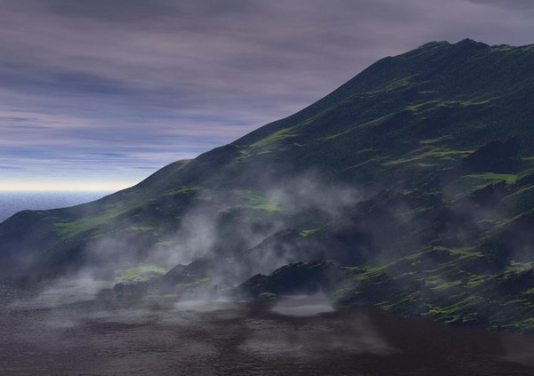Mist Over The Hills