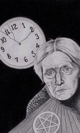 TROUBLED OLD WOMAN
