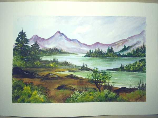 acrylic lake