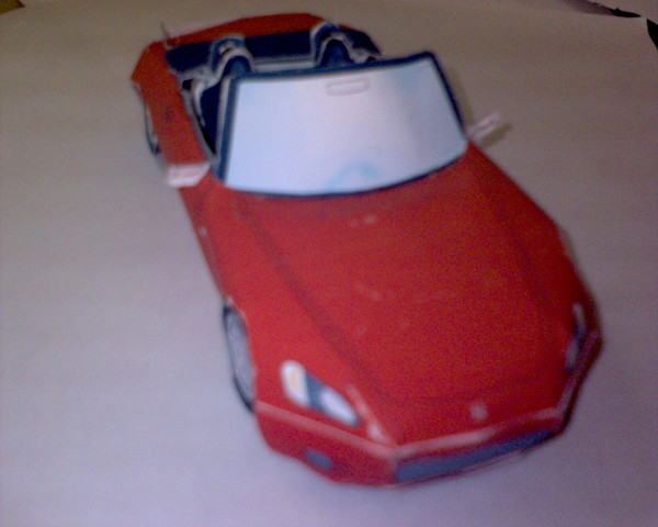 Paper made Honda S 2000