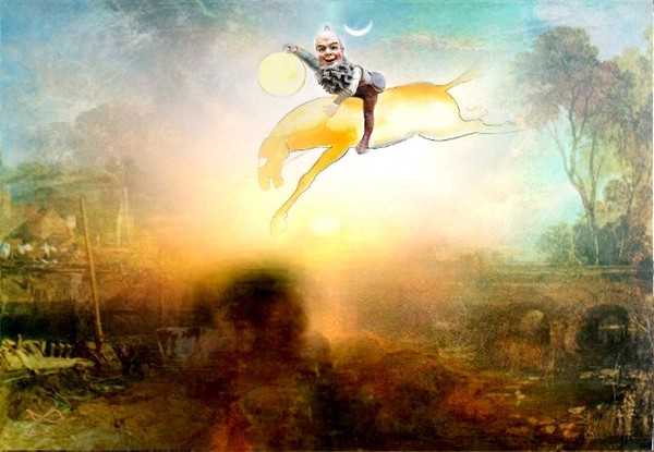 IRISH LEPRECHAUN WITH SUN SPIRIT