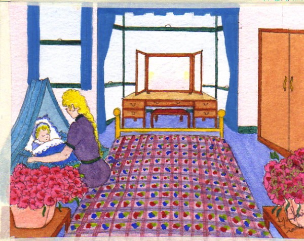 Upstairs downstairs no 4 of 4 Mother with new baby