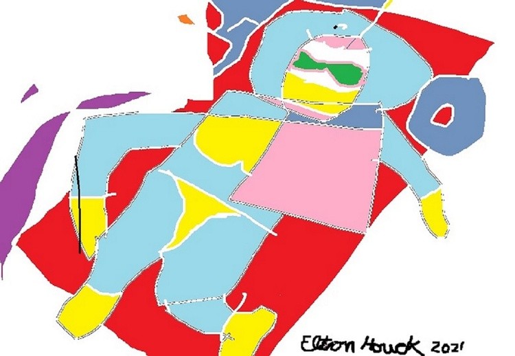 rocket woman.....(c) /2021...elton houck,,,,, digital space