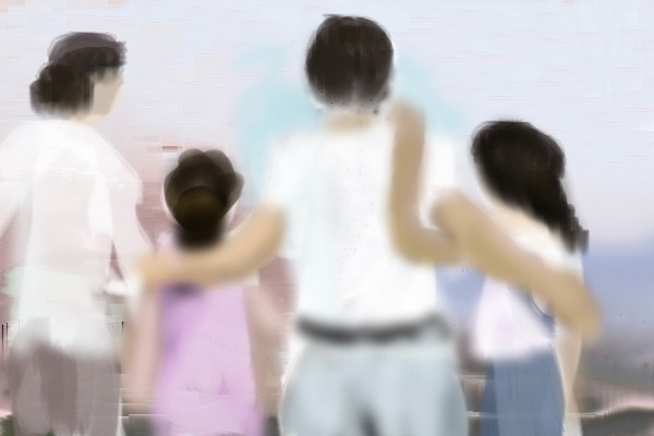 Peacful family