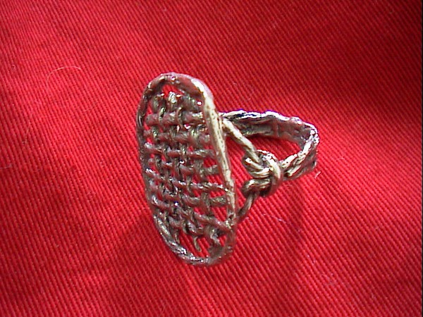 Hand made sterling silver ring