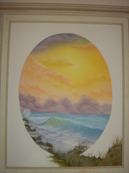 pastel seascape